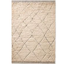 Fog Colour Moroccon Design Handmade Wool Rug